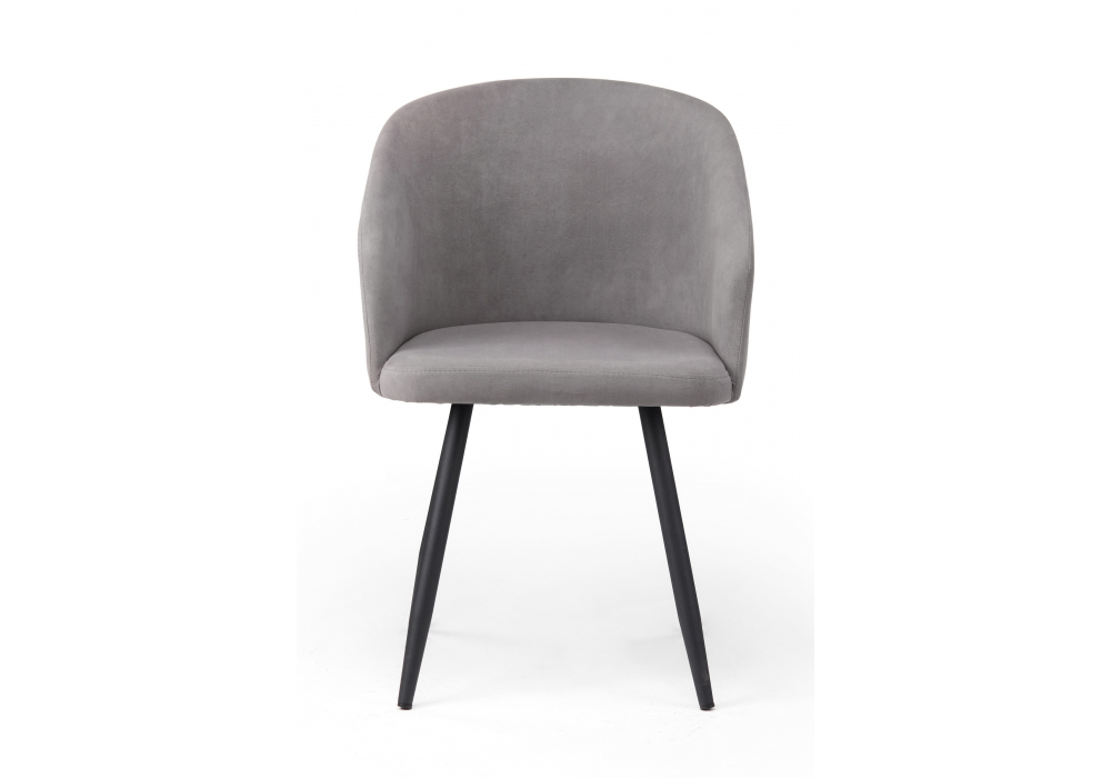 Стул на металлокаркасе Монер темно-серый (glory 20) / черный