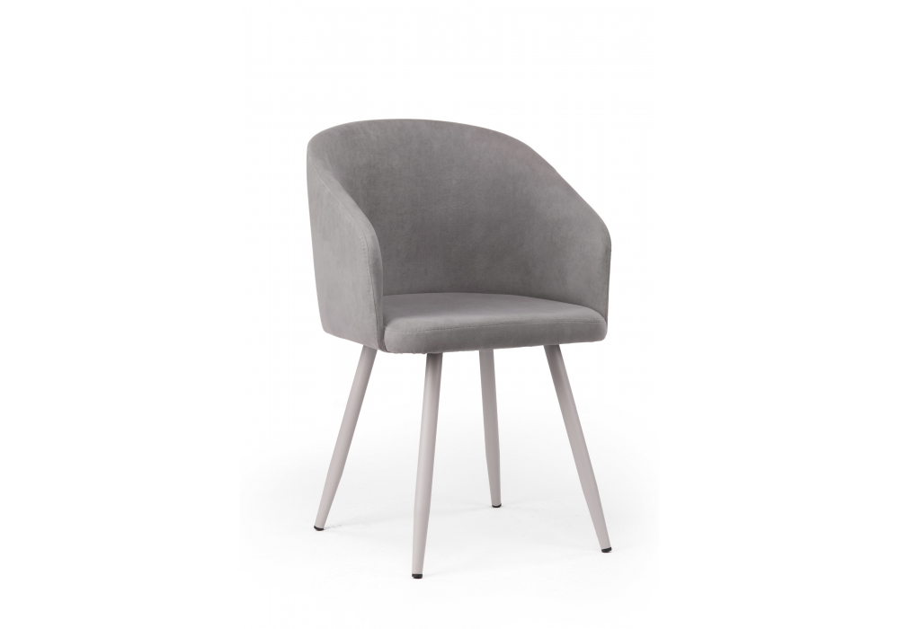 Стул на металлокаркасе Монер темно-серый (glory 20) / серый