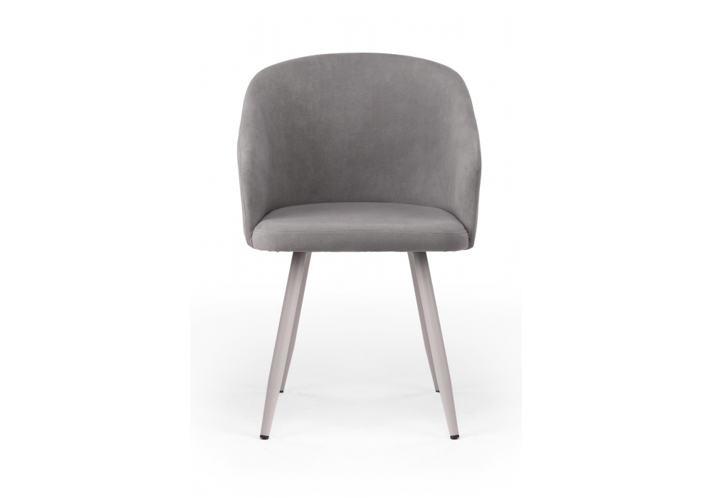 Стул на металлокаркасе Монер темно-серый (glory 20) / серый