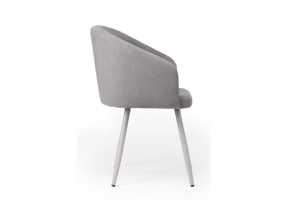 Стул на металлокаркасе Монер темно-серый (glory 20) / серый