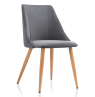 Стул на металлокаркасе Morgan dark gray