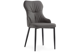 Стул на металлокаркасе Neli gray / black