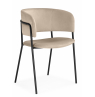 Стул на металлокаркасе Осло темно-бежевый (H-07) / черный