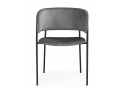 Стул на металлокаркасе Осло темно-серый (H-15) / черный