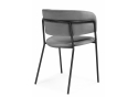 Стул на металлокаркасе Осло темно-серый (H-15) / черный