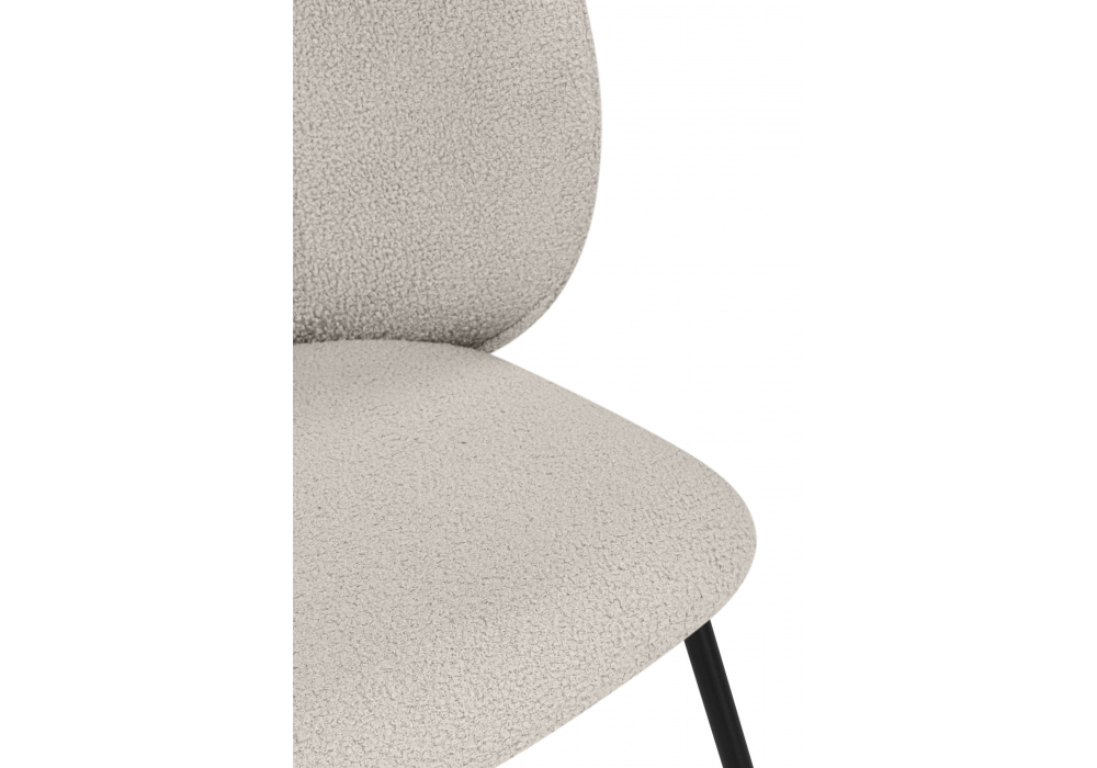 Стул на металлокаркасе Рикко бежевый (05 beige) / черный