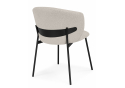 Стул на металлокаркасе Рикко бежевый (05 beige) / черный