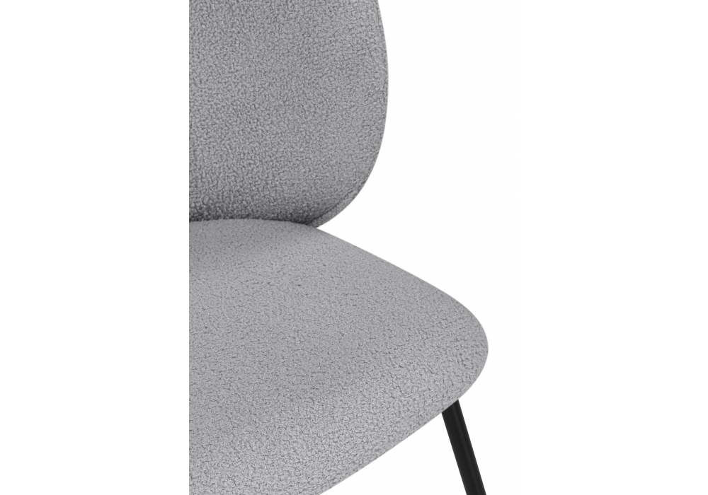 Стул на металлокаркасе Рикко серый (81 cloud) / черный