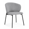 Стул на металлокаркасе Рикко серый (81 cloud) / черный