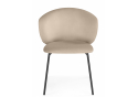 Стул на металлокаркасе Рикко темно-бежевый (H-07) / черный