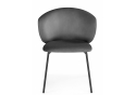Стул на металлокаркасе Рикко темно-серый (H-15) / черный
