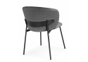Стул на металлокаркасе Рикко темно-серый (H-15) / черный