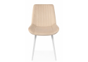 Стул на металлокаркасе Седа 360 бежевый (zd 210) / белый