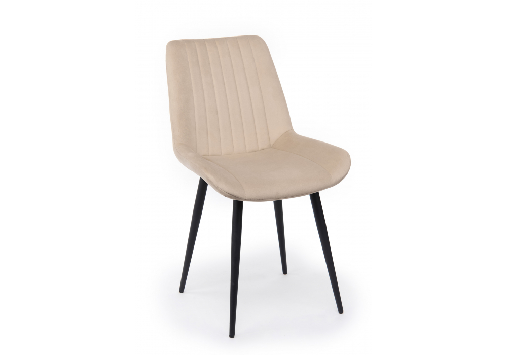 Стул на металлокаркасе Седа 360 бежевый (zd 210) / черный