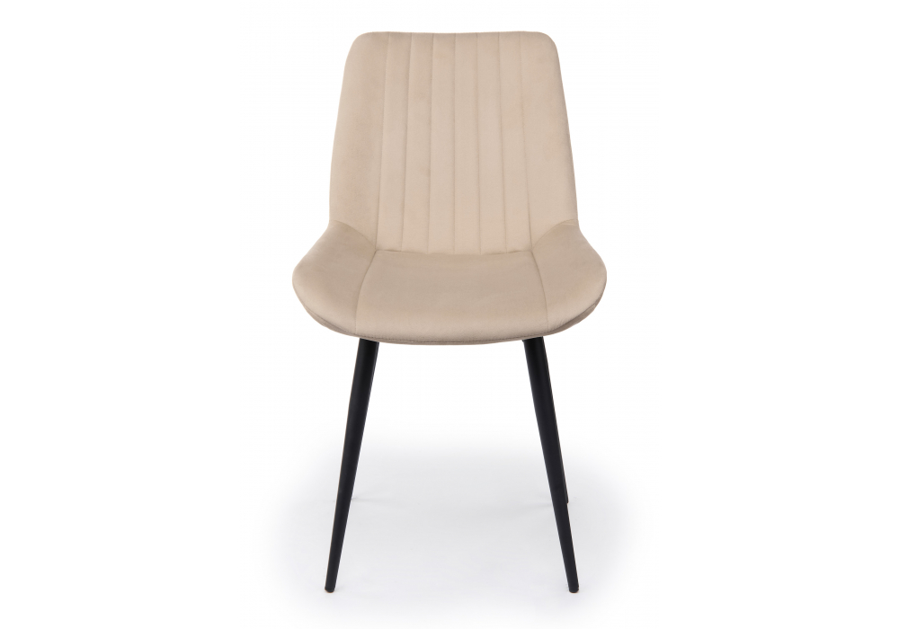 Стул на металлокаркасе Седа 360 бежевый (zd 210) / черный