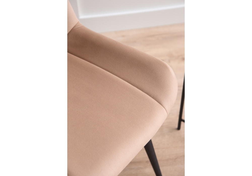 Стул на металлокаркасе Седа 360 бежевый (zd 210) / черный