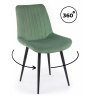 Стул на металлокаркасе Седа 360 фисташковый (zd 651) / черный