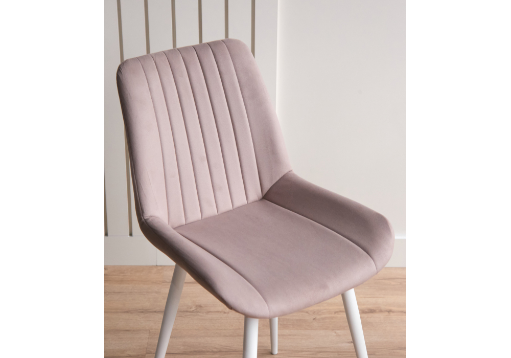 Стул на металлокаркасе Седа 360 латте (zd 290) / белый