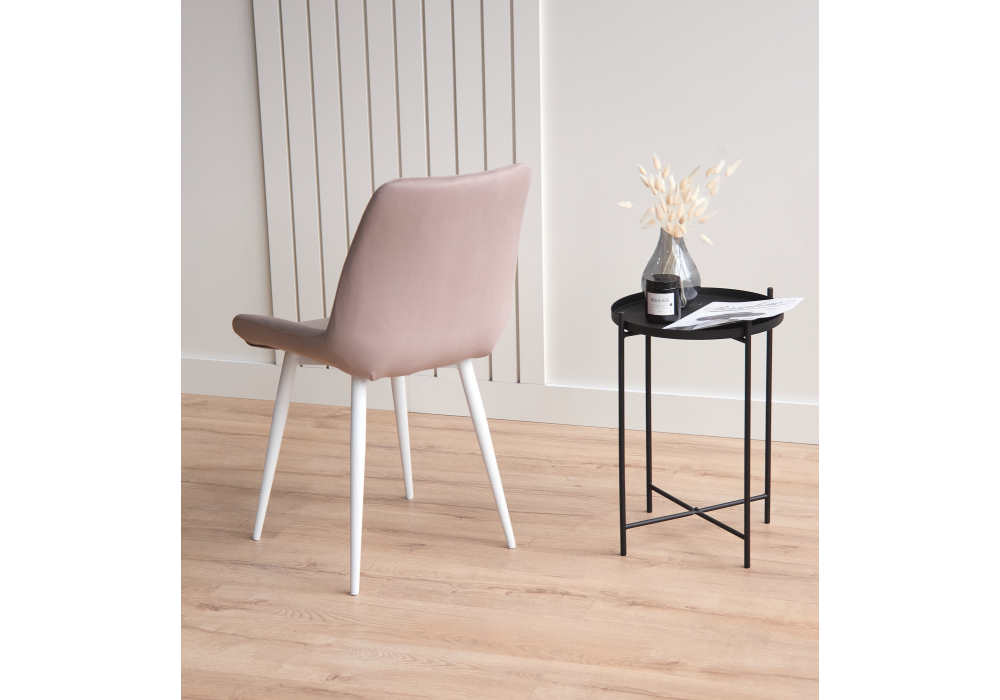 Стул на металлокаркасе Седа 360 латте (zd 290) / белый