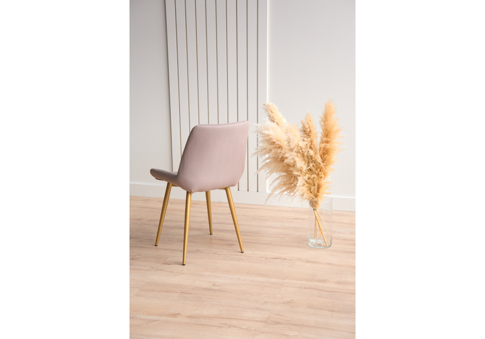 Стул на металлокаркасе Седа 360 латте (zd 290) / золотой