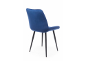 Стул на металлокаркасе Седа 360 синий (zd 798) / черный