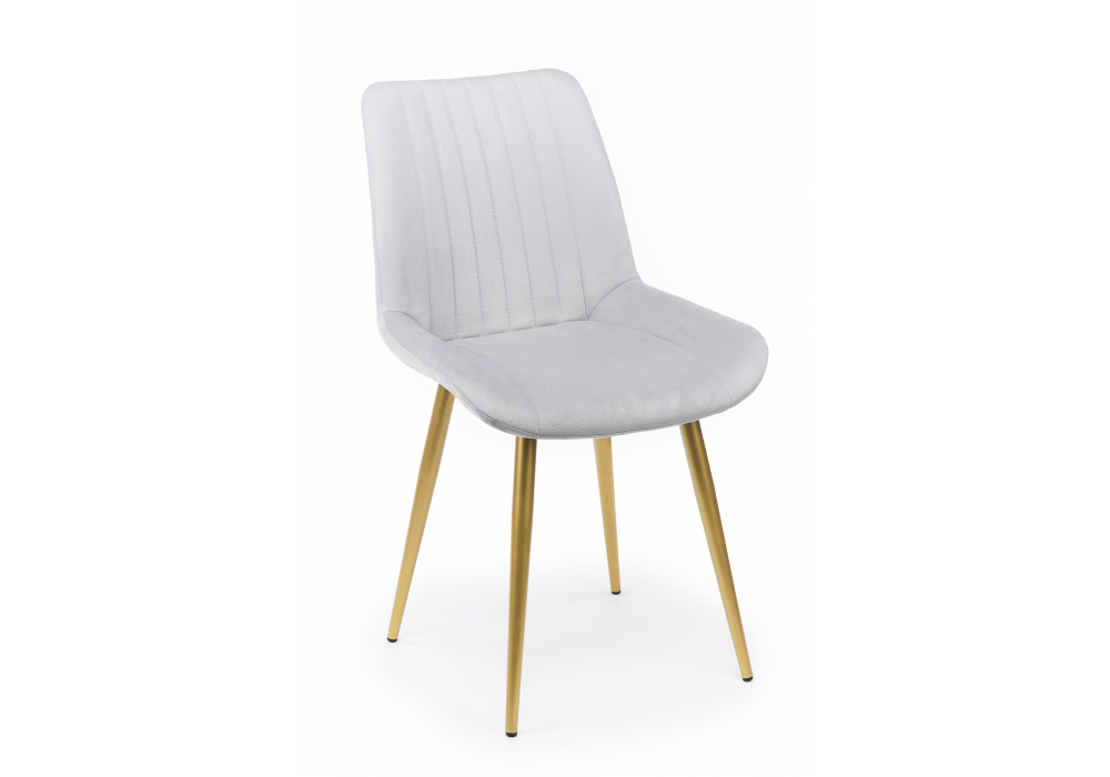 Стул на металлокаркасе Седа 360 светло-серый (zd 960) / золотой