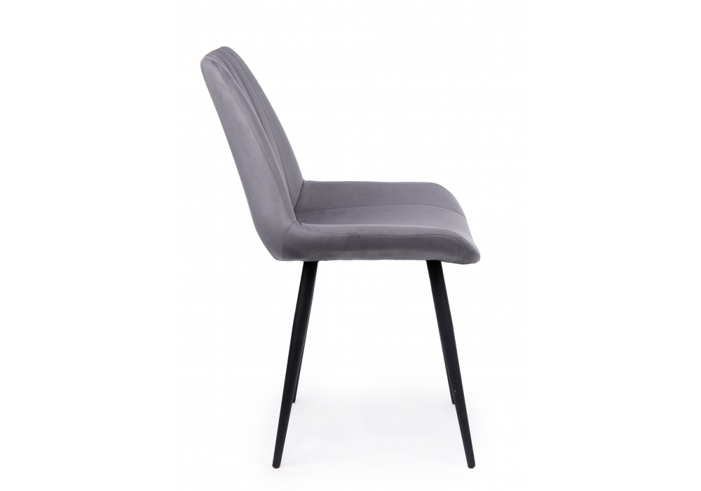 Стул на металлокаркасе Седа 360 темно-серый (zd 995) / черный