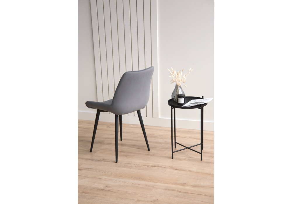 Стул на металлокаркасе Седа 360 темно-серый (zd 995) / черный