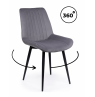Стул на металлокаркасе Седа 360 темно-серый (zd 995) / черный