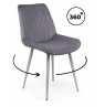 Стул на металлокаркасе Седа 360 темно-серый (zd 995) / серый
