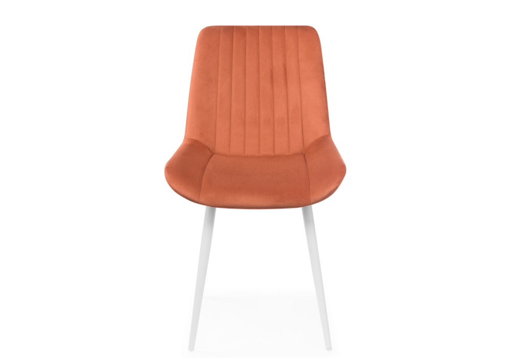 Стул на металлокаркасе Седа 360 терракотовый (zd 432) / белый