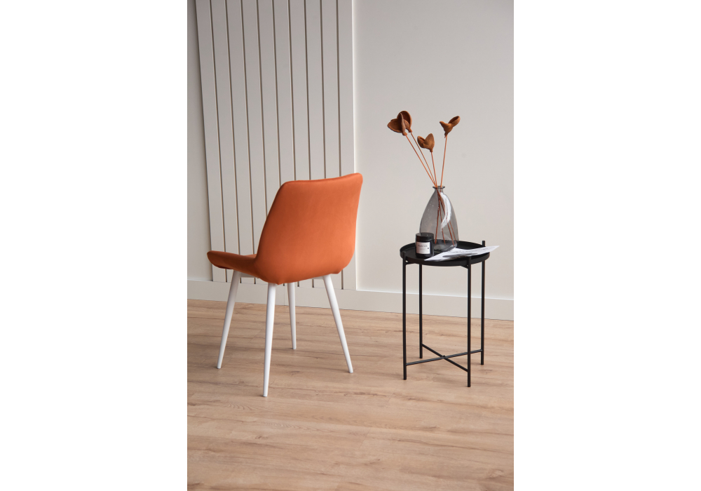 Стул на металлокаркасе Седа 360 терракотовый (zd 432) / белый