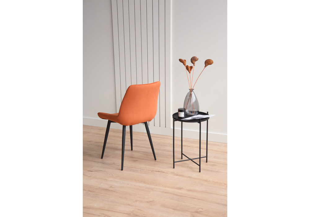 Стул на металлокаркасе Седа 360 терракотовый (zd 432) / черный