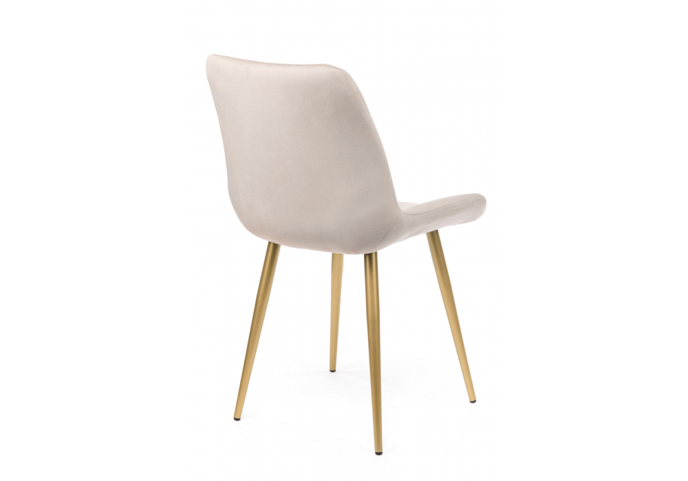 Стул на металлокаркасе Седа бежевый (zd 210) / золотой