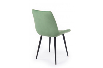 Стулья на металлокаркасе Челси 360 светло-серый (ZD 960) / черный