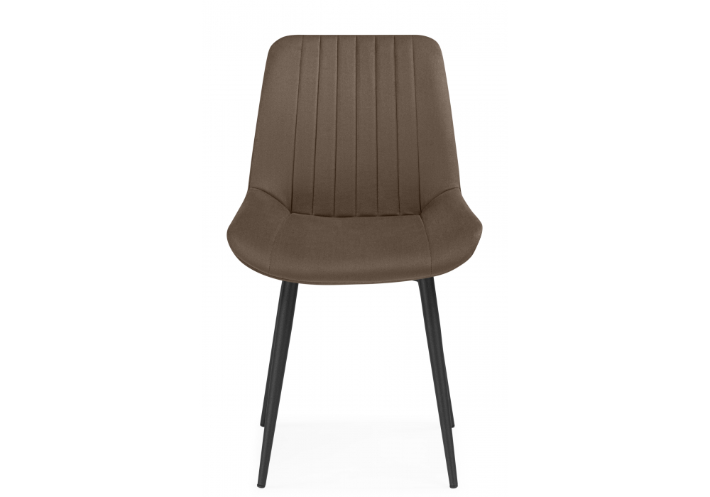 Стул на металлокаркасе Седа коричневый (zd 233) / черный