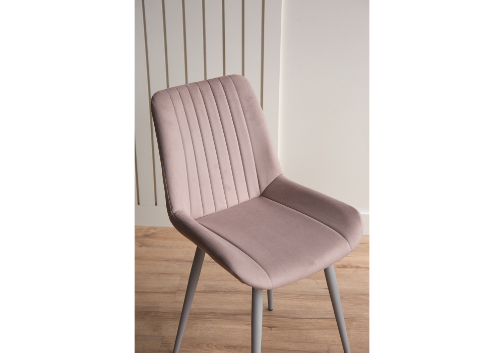 Стул на металлокаркасе Седа латте (zd 290) / серый