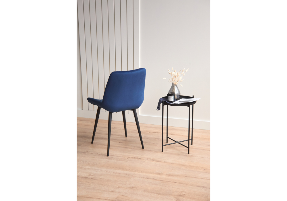 Стул на металлокаркасе Седа синий (zd 798) / черный