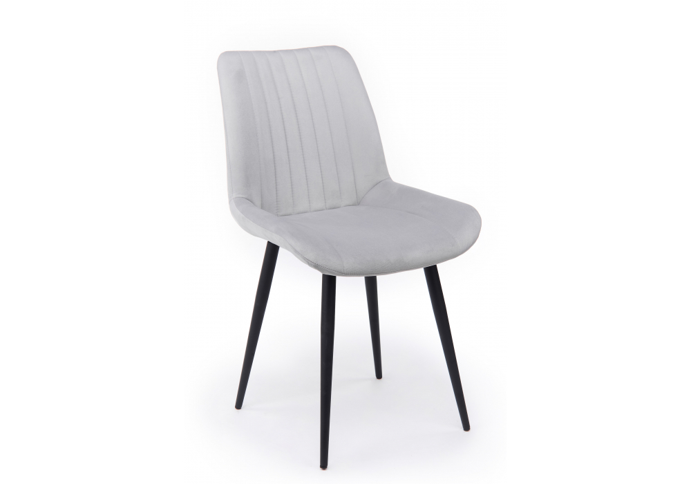 Стул на металлокаркасе Седа светло-серый (zd 960) / черный