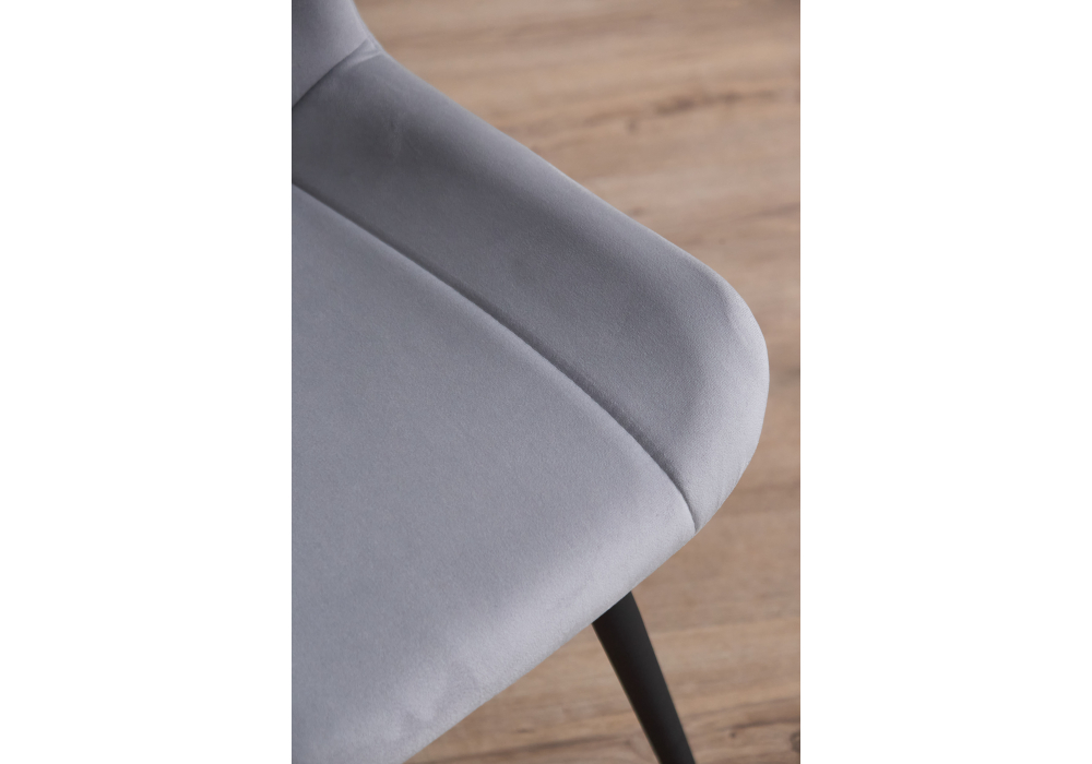 Стул на металлокаркасе Седа светло-серый (zd 960) / черный