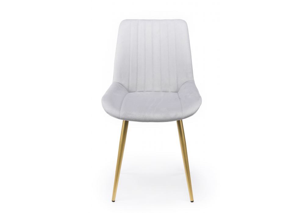 Стул на металлокаркасе Седа светло-серый (zd 960) / золотой