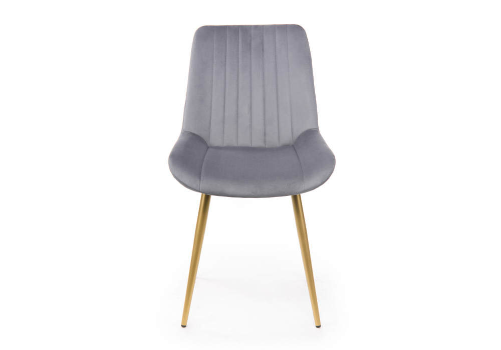 Стул на металлокаркасе Седа темно-серый (zd 995) / золотой