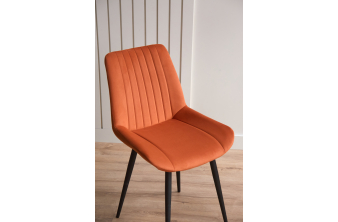 Стулья на металлокаркасе Челси 360 светло-серый (ZD 960) / черный