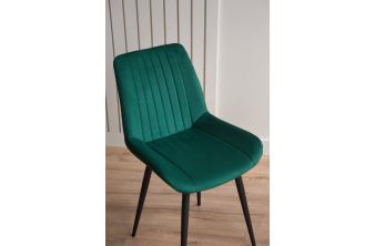 Стулья на металлокаркасе Челси 360 светло-серый (ZD 960) / черный