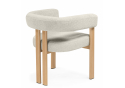 Стул на металлокаркасе Selma бежевый / бук