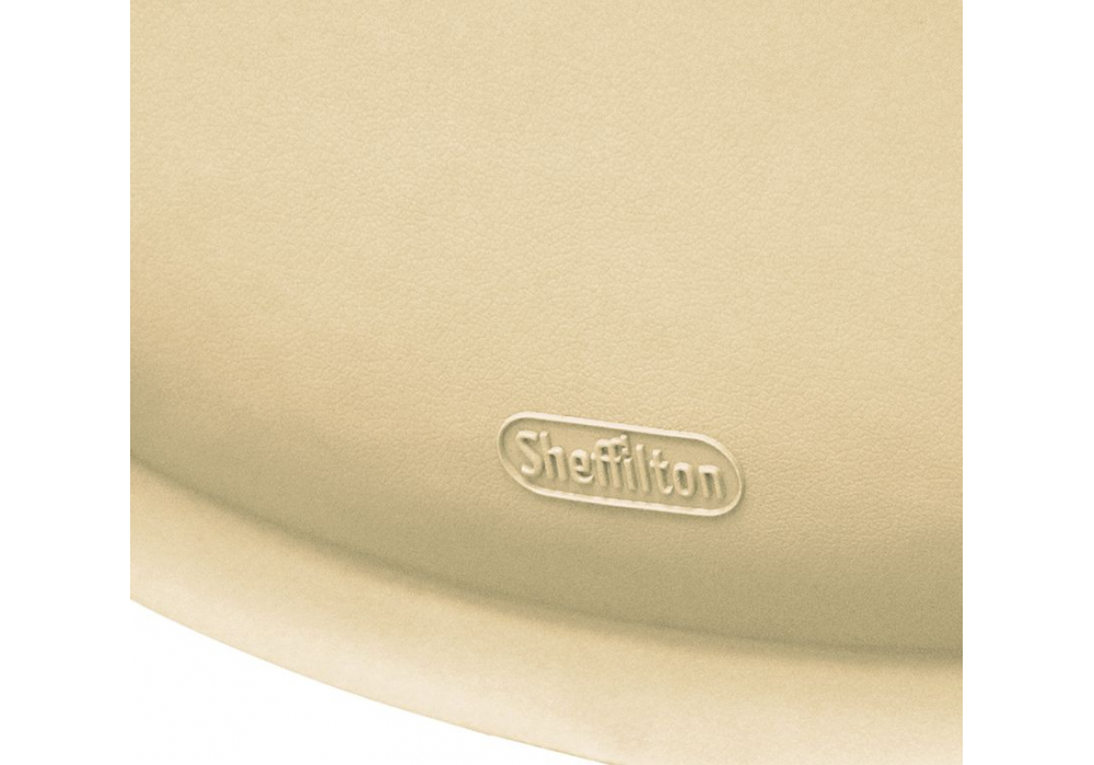 Стул на металлокаркасе Sheffilton SHT-S75 бежевый / хром лак