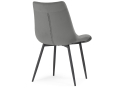 Стул на металлокаркасе Sidra dark gray / black