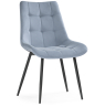 Стул на металлокаркасе Sidra light blue / black