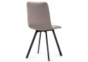 Стул на металлокаркасе Симпл латте / черный