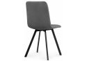 Стул на металлокаркасе Симпл темно-серый / черный